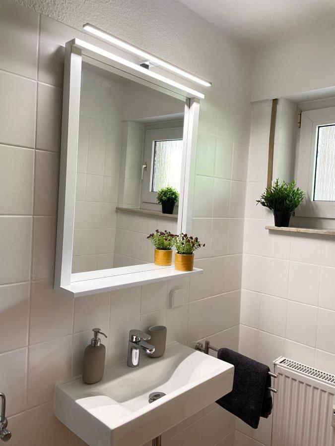 Apartment Ostersiek- Privater Eingang Mit Eigener Terrasse Bad Salzuflen Ngoại thất bức ảnh